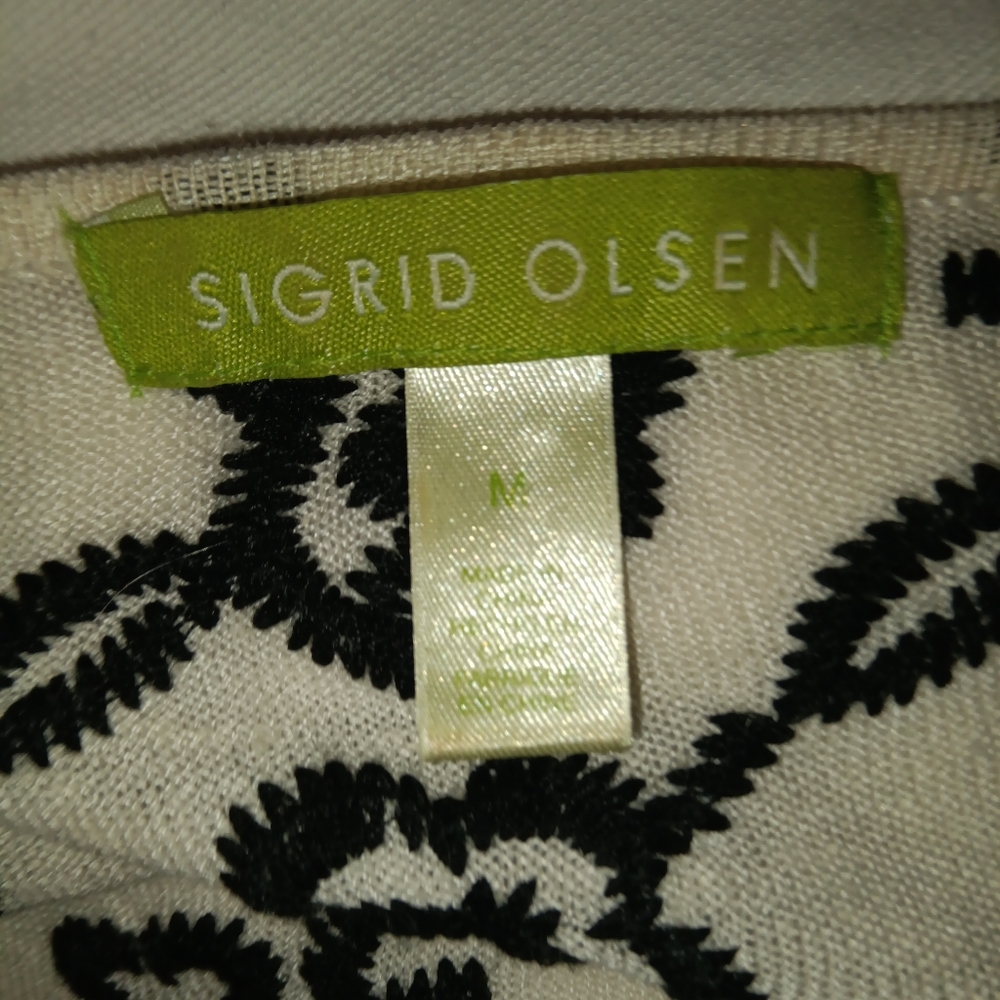 Sigrid Olsen embroidered sweater